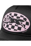 ICECREAM Checker Running Dog Trucker Cap