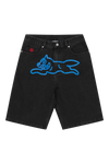 ICECREAM Running Dog Denim Shorts
