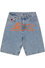 ICECREAM Running Dog Denim Shorts