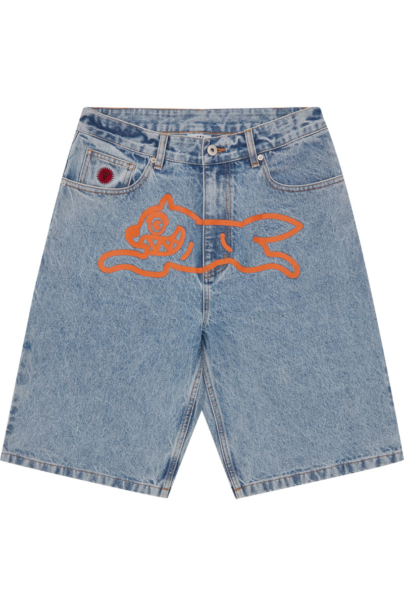 ICECREAM Running Dog Denim Shorts