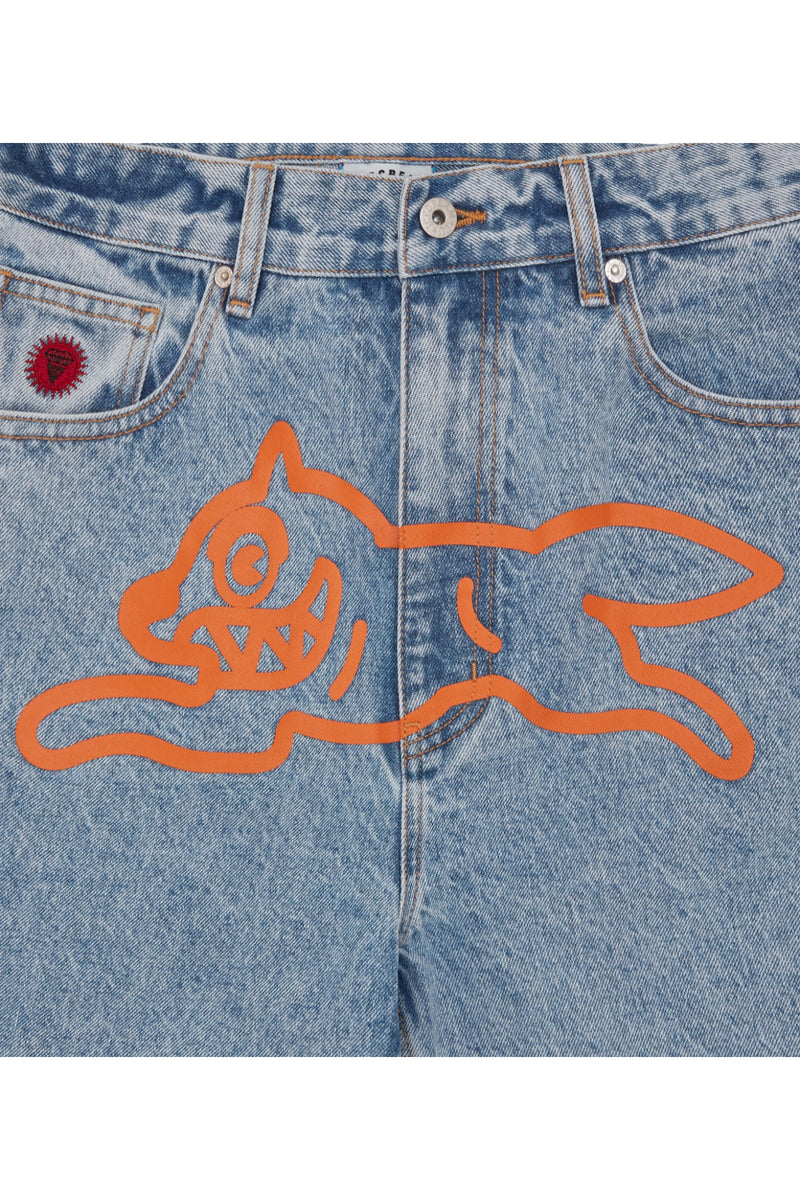 ICECREAM Running Dog Denim Shorts