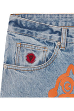 ICECREAM Running Dog Denim Shorts