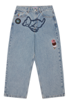 ICECREAM Running Puppy Patch Triple Scoop Denim Pant