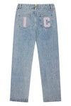 ICECREAM Running Dog Denim Pants