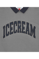 ICECREAM Collared Warm-Up Sweatshirt