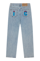 ICECREAM Crystal Running Dog Denim Pant