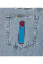ICECREAM Crystal Running Dog Denim Pant