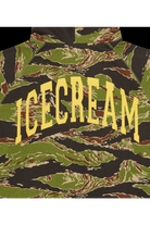 ICECREAM Smiley Tiger Stripe Full Zip-Through Hood