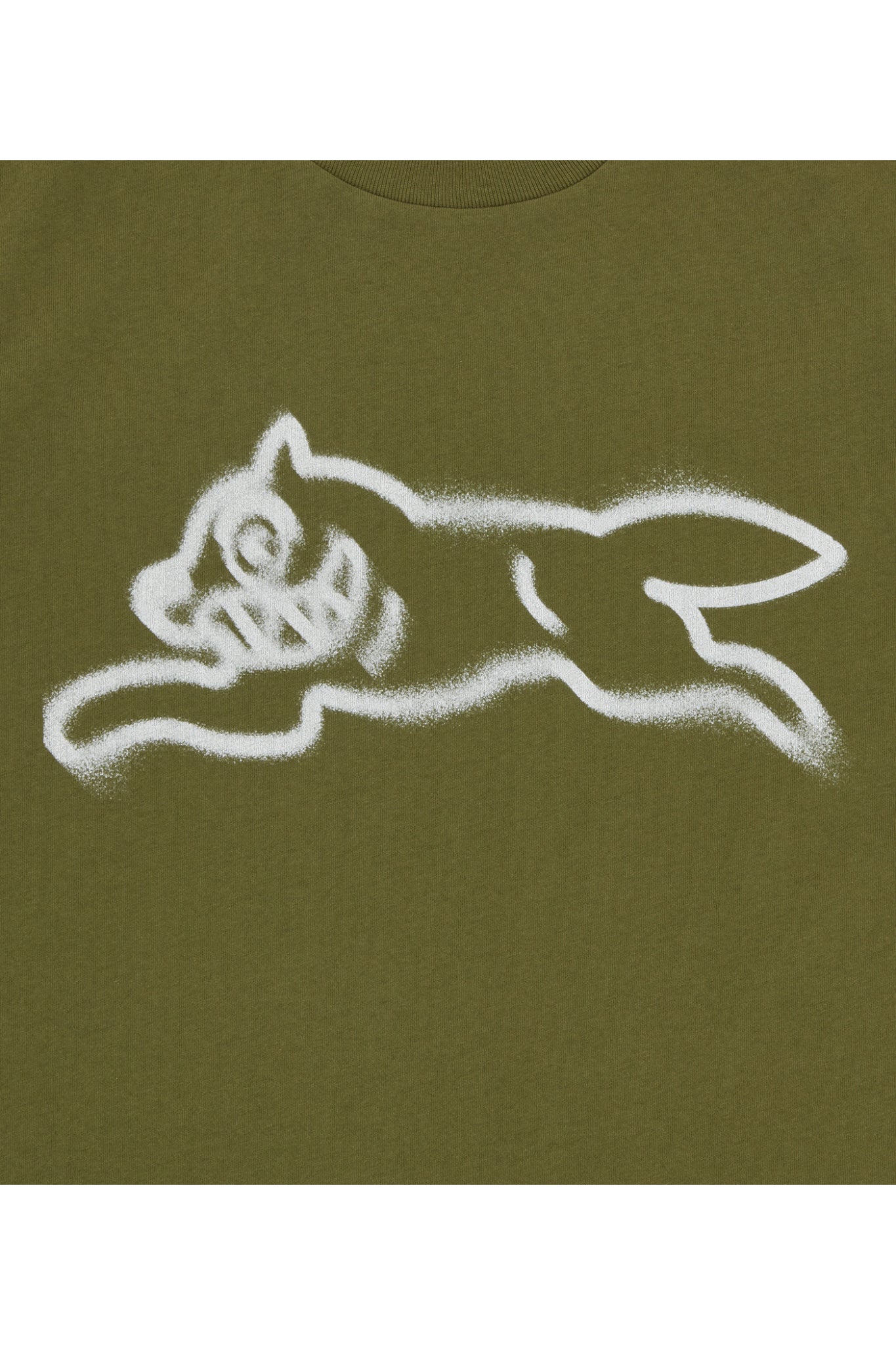 ICECREAM Spray Paint Running Dog T-Shirt