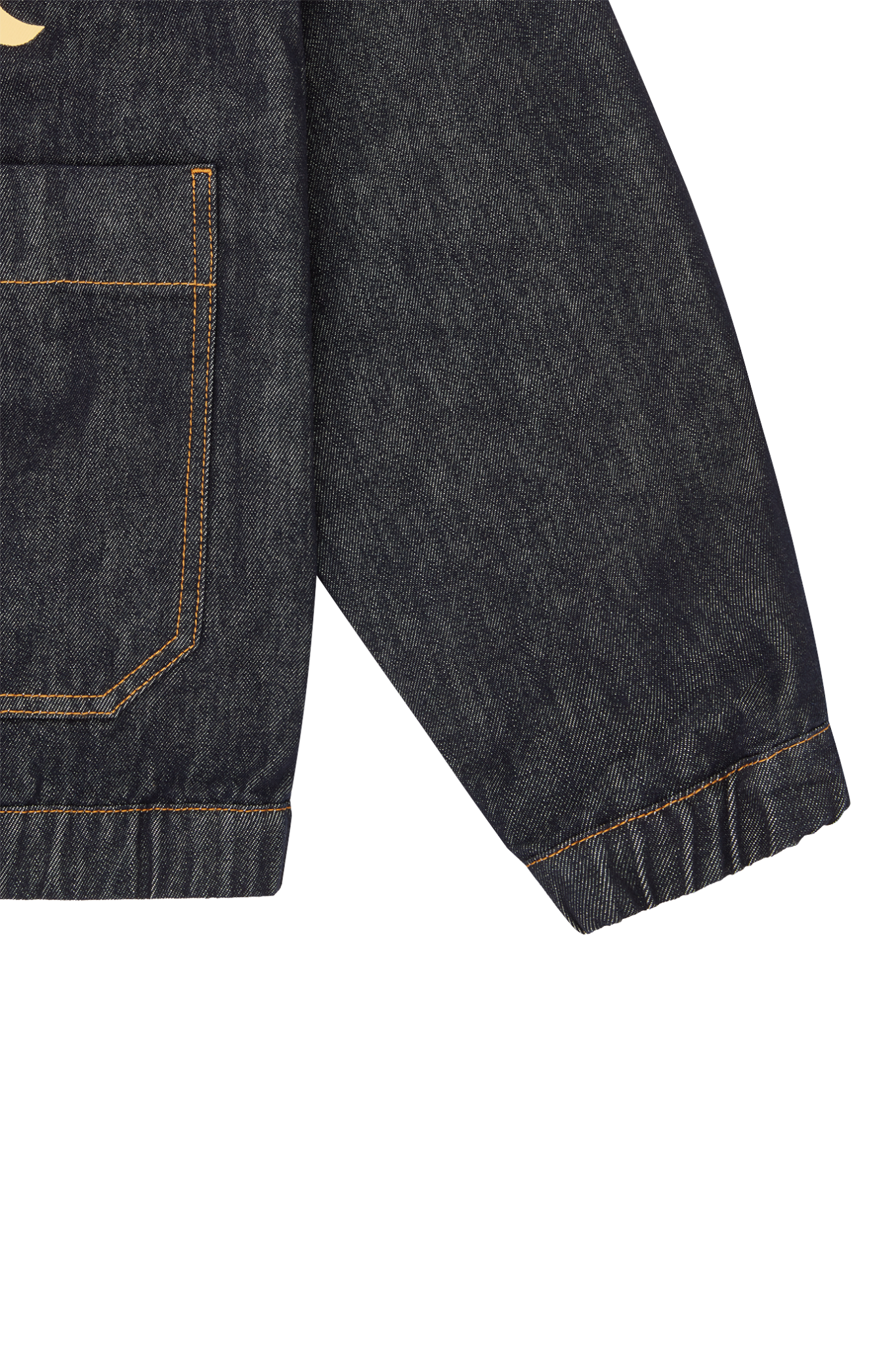 ICECREAM Western Panelled Zip Through Denim Jacket