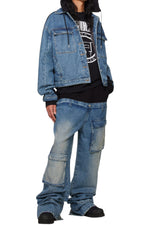 Spencer Badu Split Jean Jacket