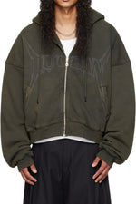 Lu'u Dan Washed Out Zip Up Hoodie