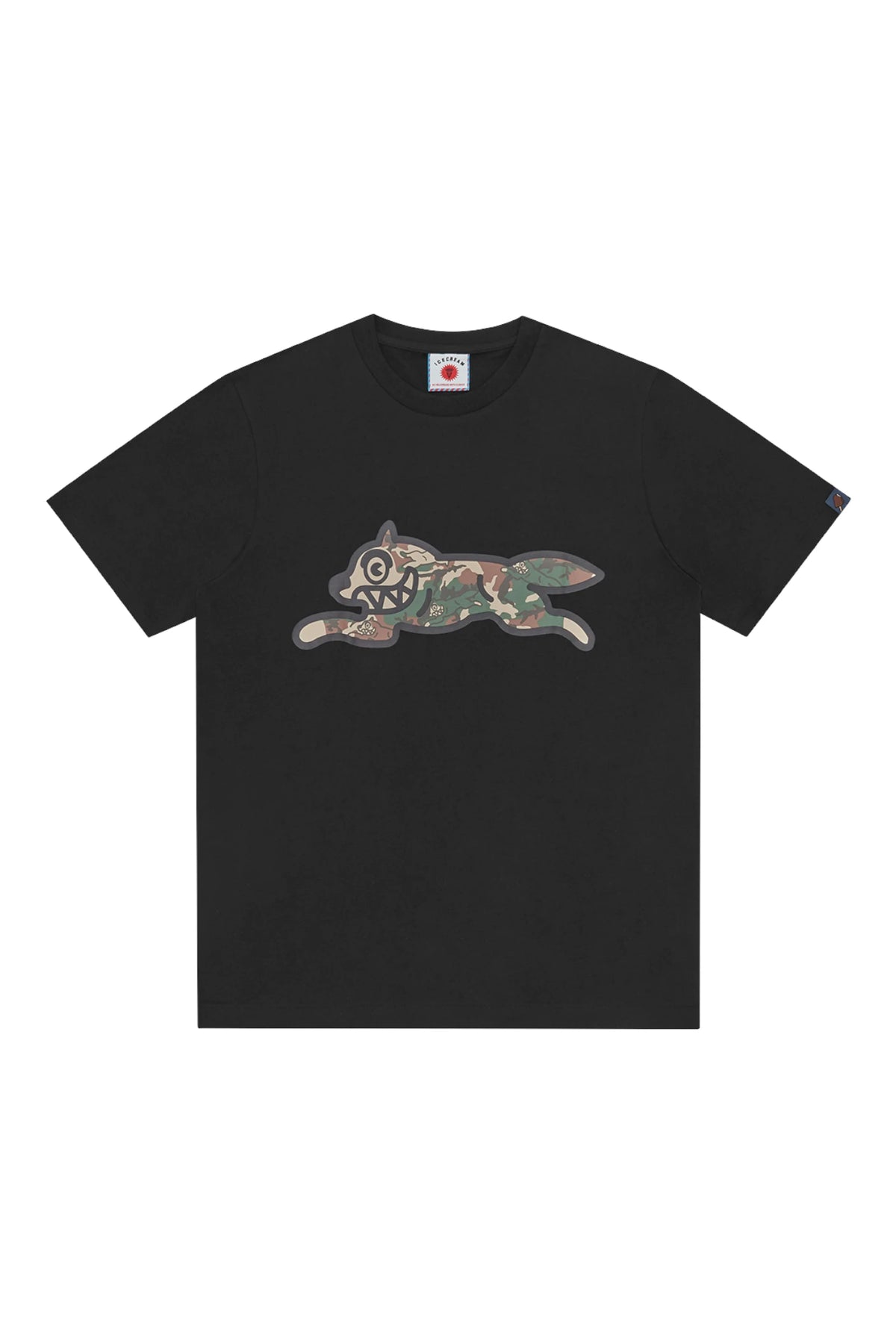 Icecream Camo Running Dog Woodland T-Shirt