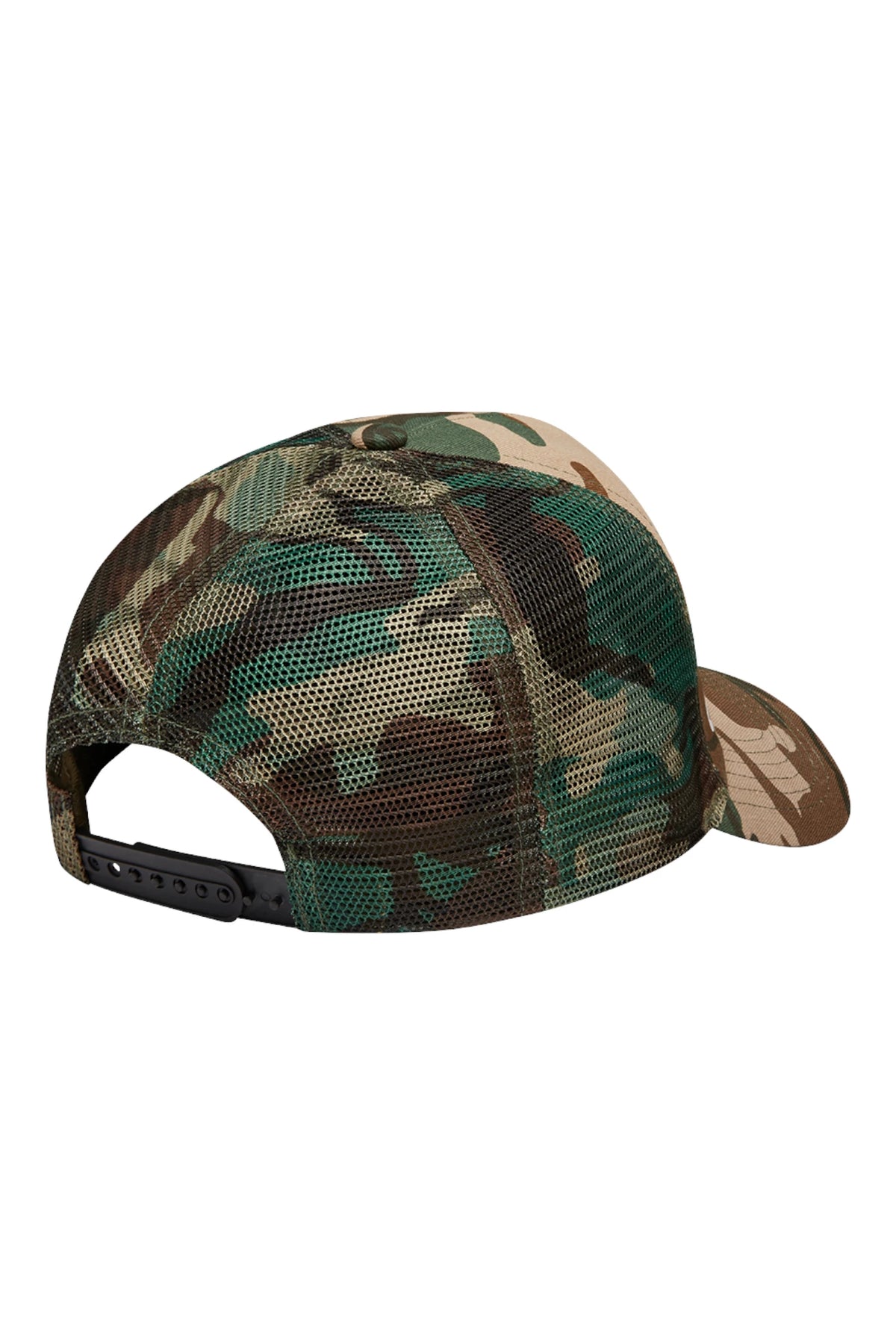 Icecream Running Dog Woodland Camo Trucker Cap