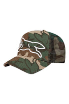 Icecream Running Dog Woodland Camo Trucker Cap