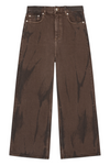 Ganni Overdyed Heavy Denim Baggy Jeans
