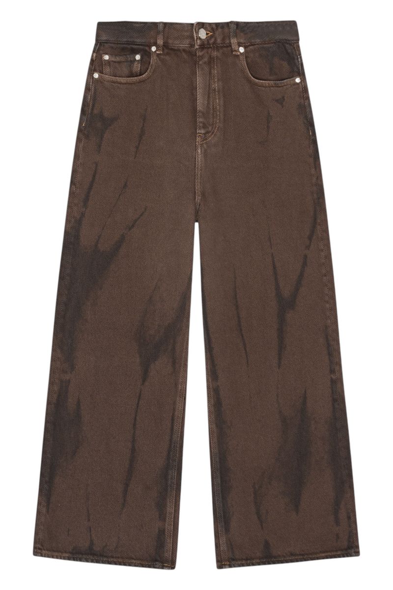 Ganni Overdyed Heavy Denim Baggy Jeans
