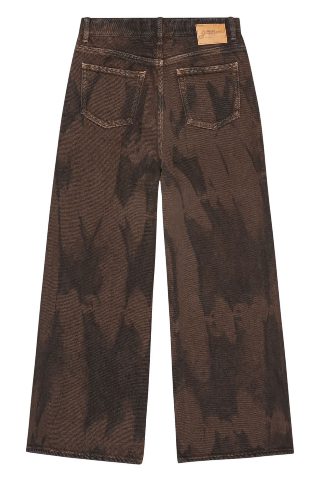 Ganni Overdyed Heavy Denim Baggy Jeans