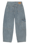 Ganni Light Stripe Denim Carpenter Jeans