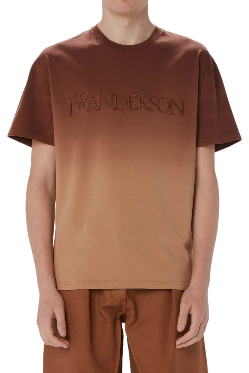 JW Anderson Logo Embroidery Gradient T-Shirt