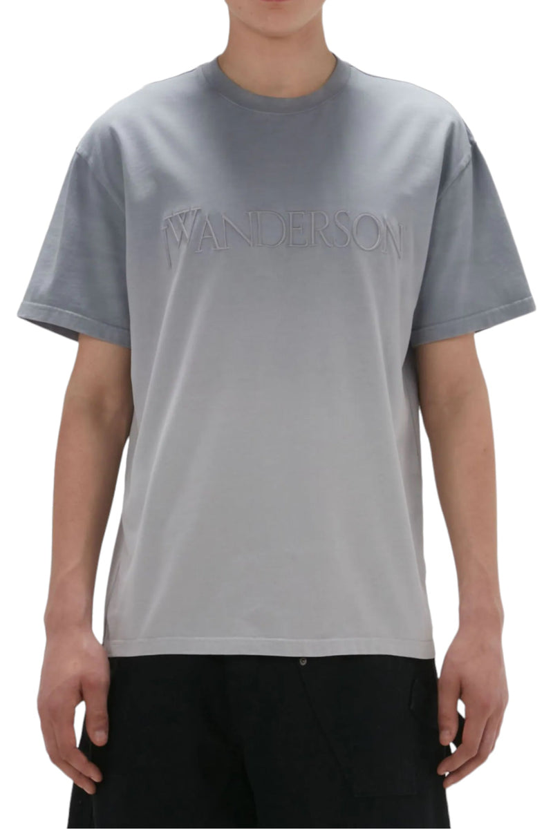 JW Anderson Logo Embroidery Gradient T-Shirt