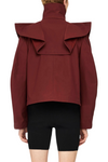 JW Anderson Oversized Collar Cropped Trench Jacket