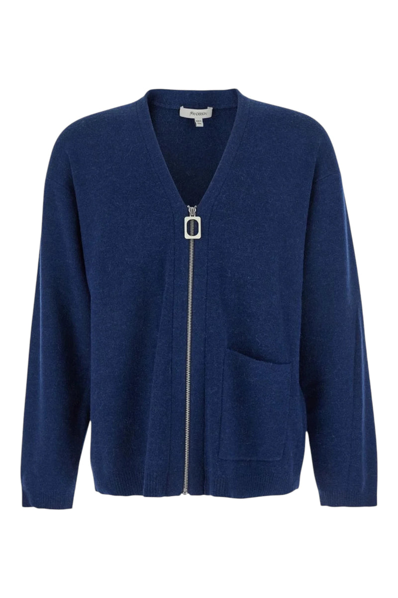 JW Anderson V Neck Zip Up Cardigan