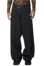 LU'U DAN Pleated Front Jeans