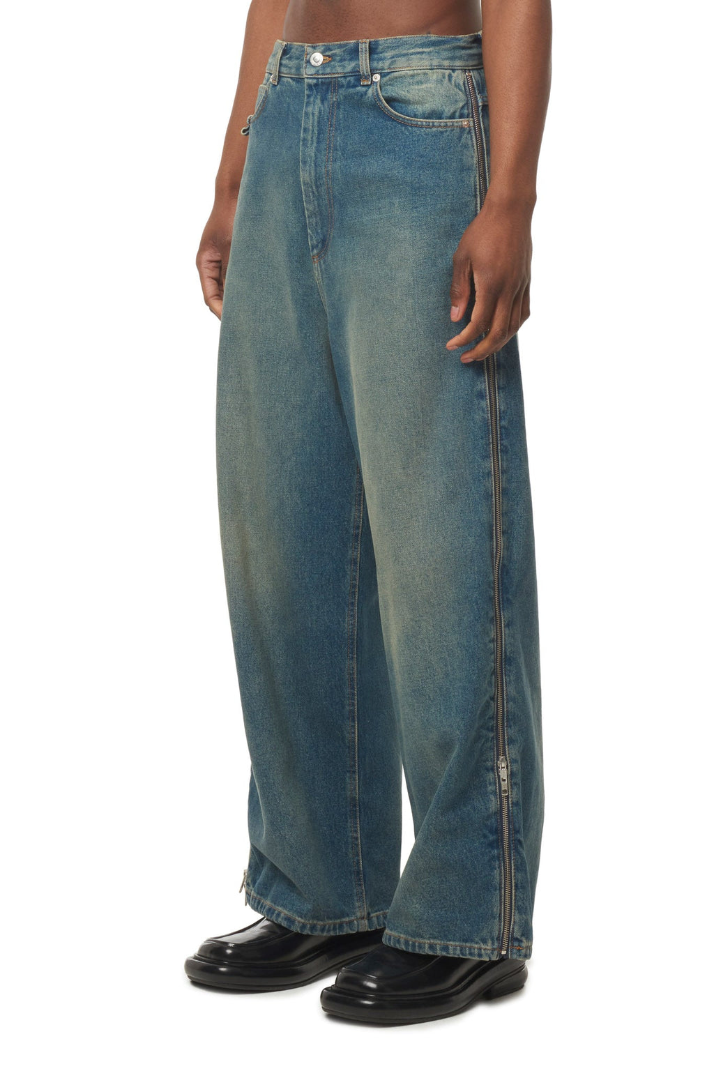 Lu'u Dan Side Zip Jeans