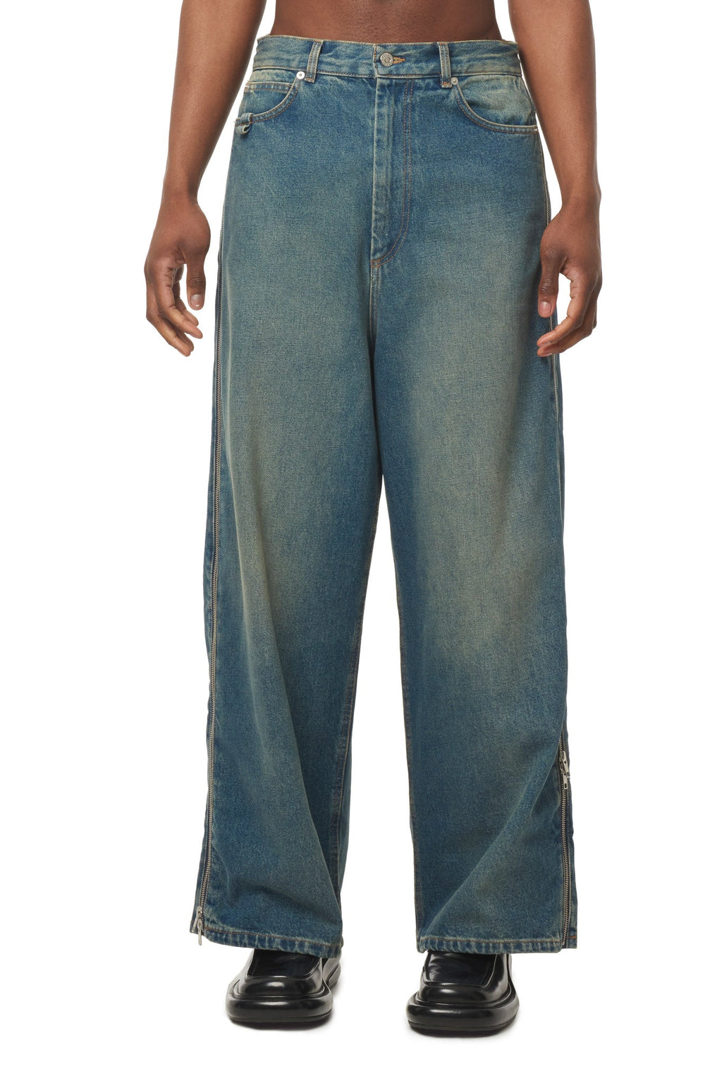 Lu'u Dan Side Zip Jeans