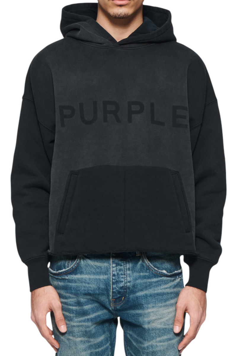 Purple Brand Shadow Wordmark Oversized Hoodie