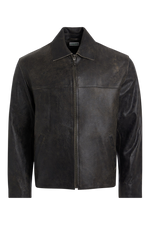 Guess USA Crackled Leather Jacket
