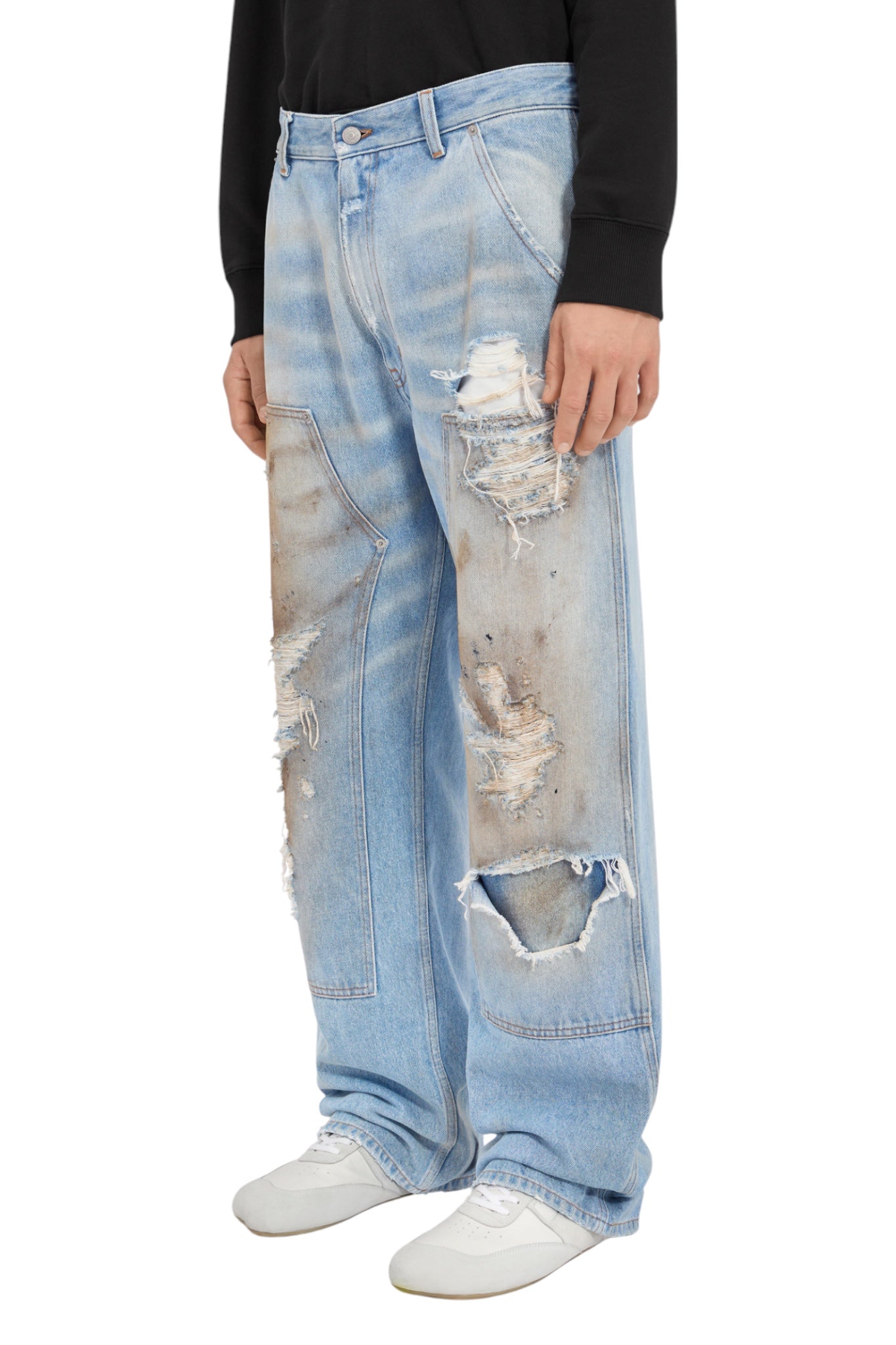 【送料関税込み】MM6 Maison Margiela PANTS 5 POCKETS MM6 Maison Margiela Lightweight Denim 5-pocket Trousers | WE