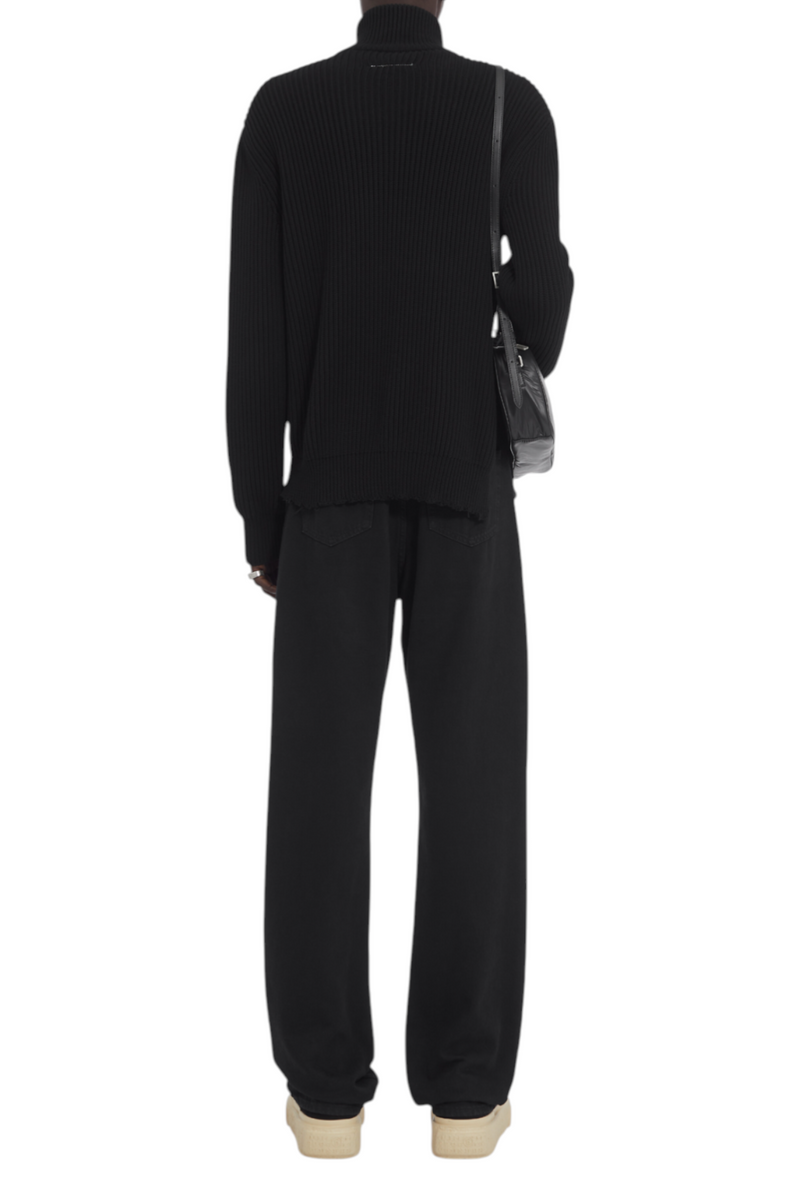 MM6 Maison Margiela Ribbed Knit Sportsjacket