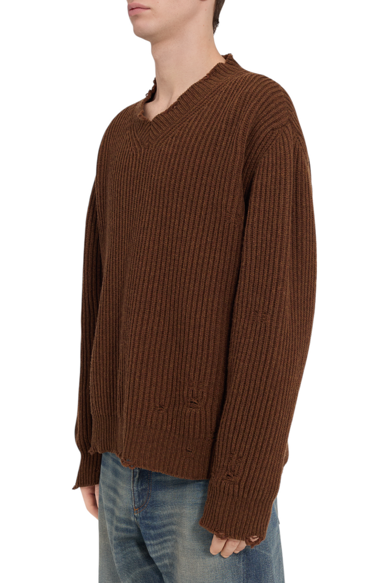 MM6 Maison Margiela Ribbed Wool Knit