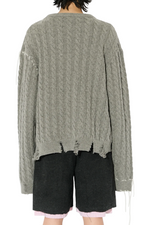Charles Jeffrey Loverboy Label Cable Knitted Jumper