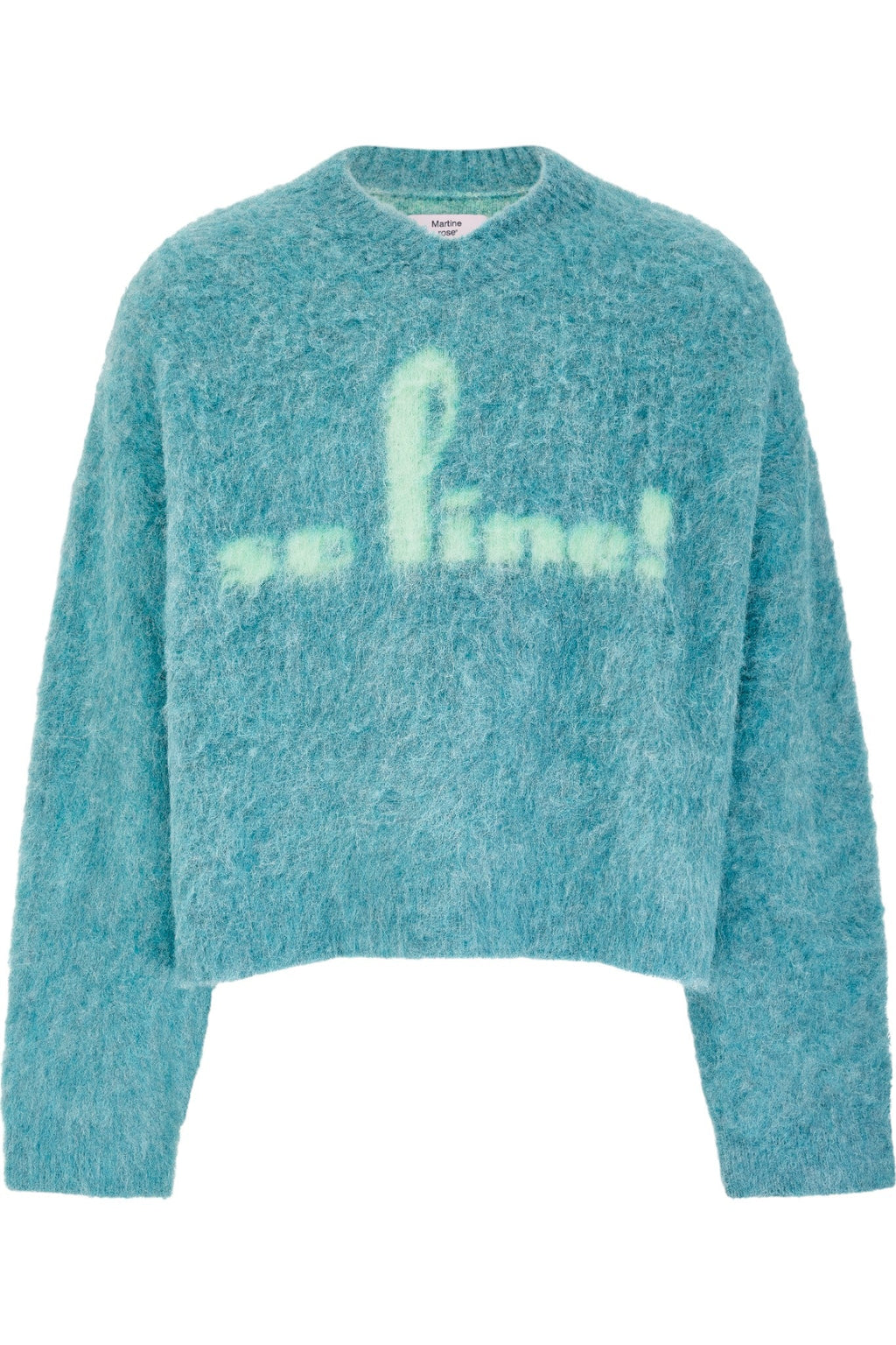 Martine Rose Brushed Mohair V-Neck Jumper