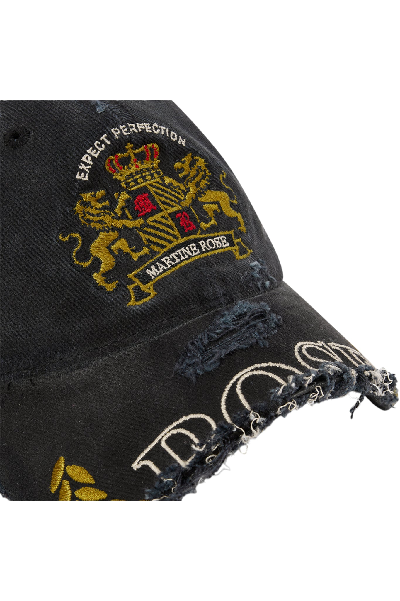 Martine Rose Cut Peak Cap