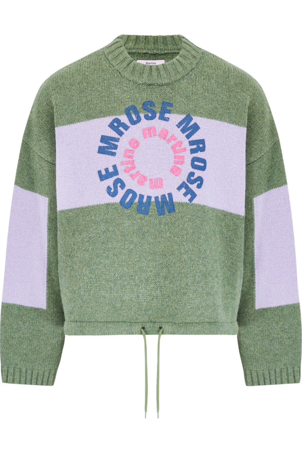 Martine Rose Intarsia Print Jumper