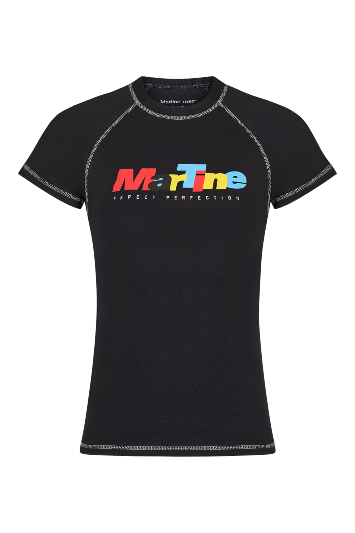 Martine Rose Raglan Shrunken T-Shirt