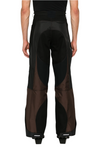 Mugler Black Technical Fabric Cargo Pants