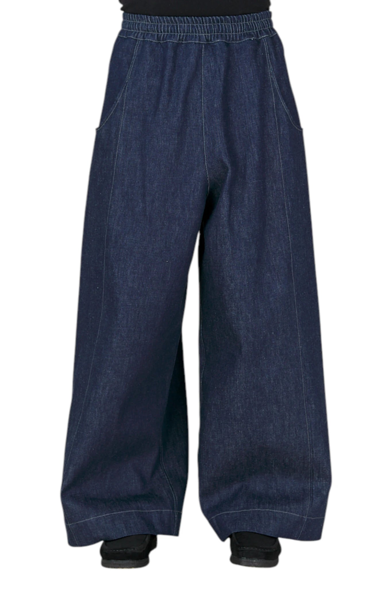 パンツ nicholas daley FRONT CINCH TROUSERS 32 NICHOLAS DALEY WIDE LEG TROUSER NAVY | TODAY CLOTHING