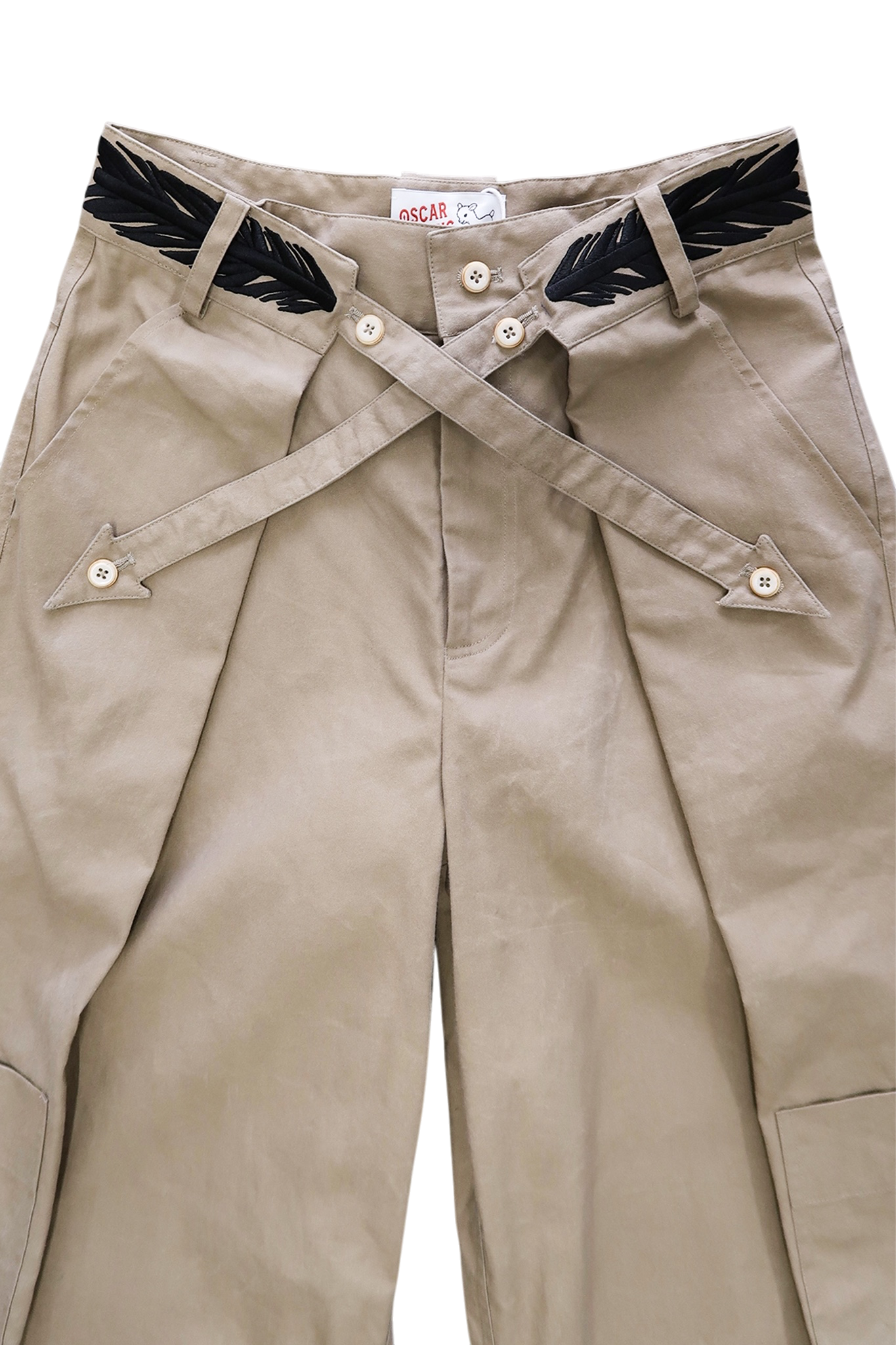 Oscar Ouyang Cross Arrow Trousers