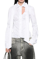 Ottolinger Twisted-Pleat Tailored Shirt