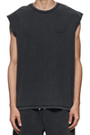 Purple Brand Textured Jersey Sleeveless