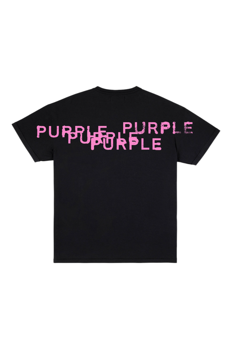Purple Brand Stamped Wordmark Tee