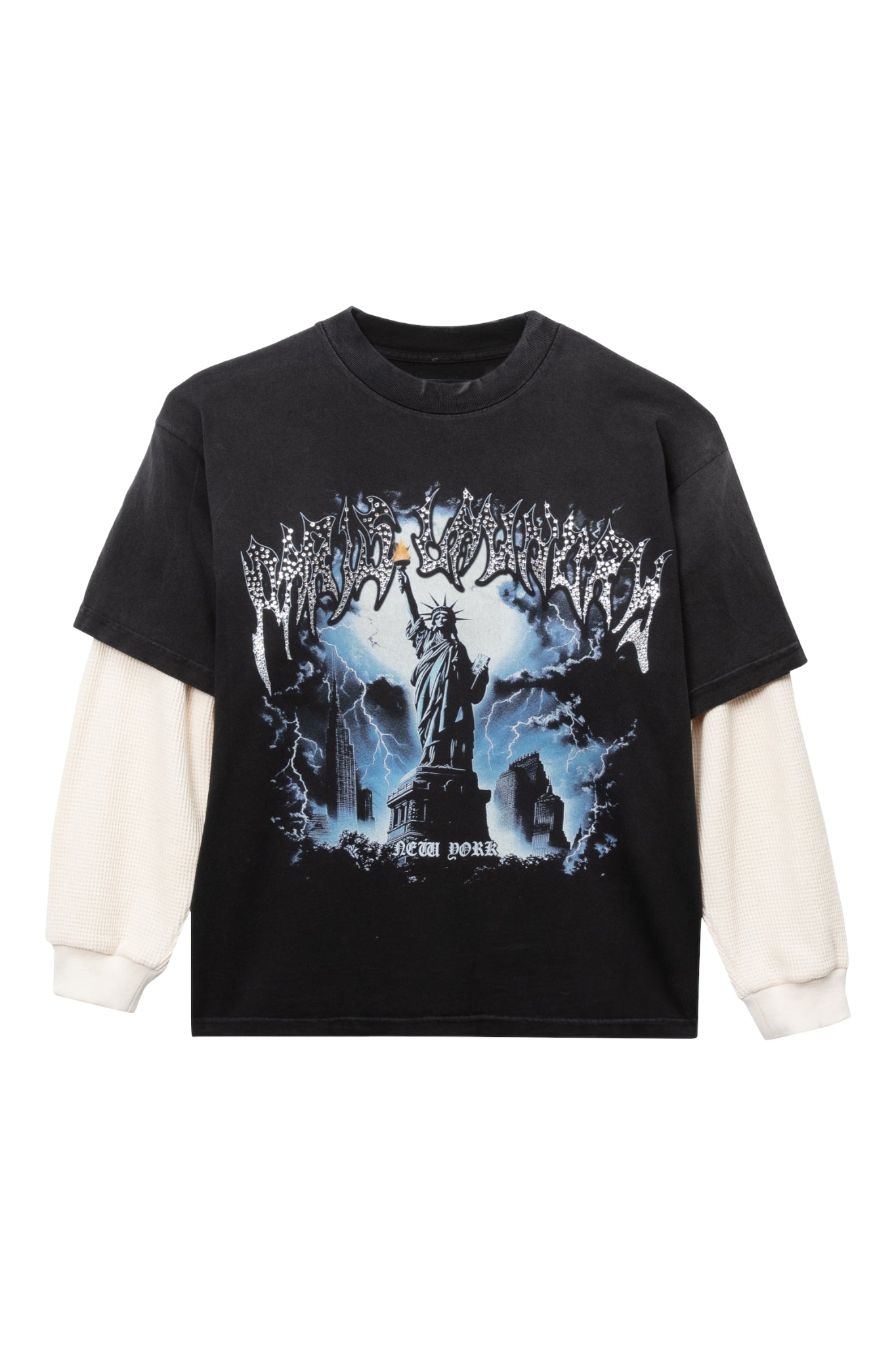 Paris Laundry Liberty Tee W/ Thermal Sleeves