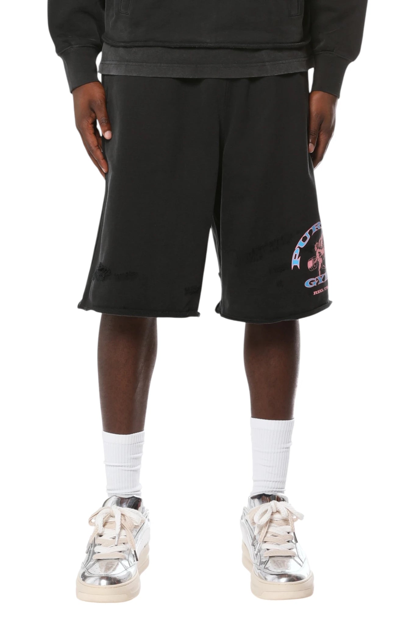 Purple Brand Mwt Relaxed Po Shorts