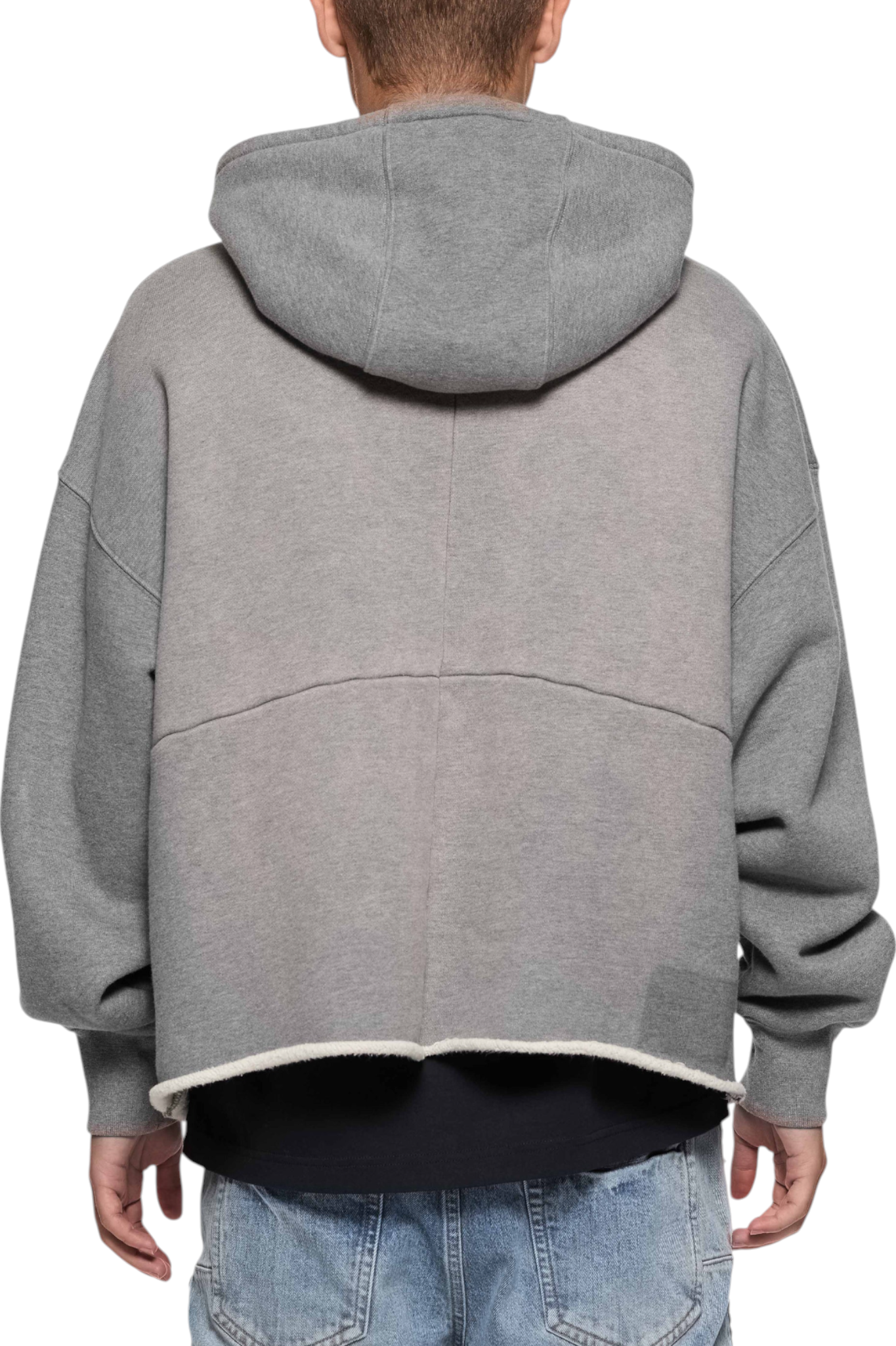 Purple Brand Shadow Wordmark Oversized Hoodie