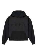 Purple Brand Shadow Wordmark Oversized Hoodie